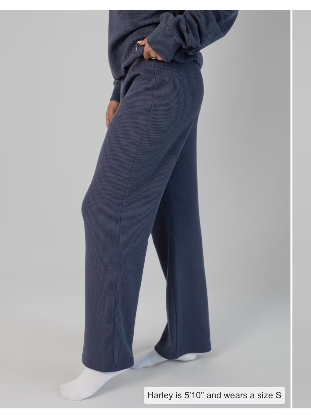 Comfrt Waffle Lounge Pant — Navy Women’s Loungewear